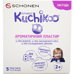 Пластир ароматичний КУЧИКУ  5х5 см, 5 шт