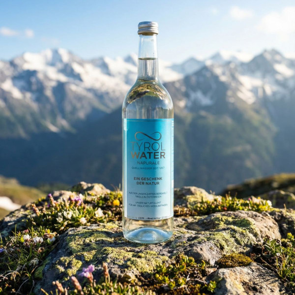 Вода питна негазована Тірол (TYROL WATER) скляна пляшка 0,75 л