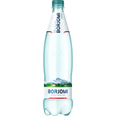 Вода мінеральна сильногазована Боржомі (Borjomi) пластикова пляшка 0.75 л