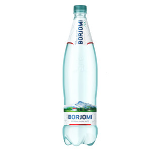Вода мінеральна сильногазована Боржомі (Borjomi) пластикова пляшка 1 л