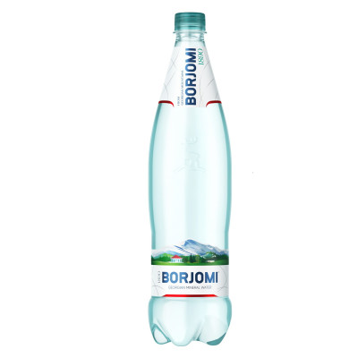 Вода мінеральна сильногазована Боржомі (Borjomi) пластикова пляшка 1 л