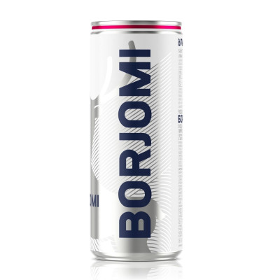 Вода мінеральна сильногазована Боржомі (Borjomi) з/б 0,33 л