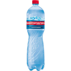 Вода мінеральна сильногазована МИРГОРОДСЬКА Лагідна пет/бут 1,5 л