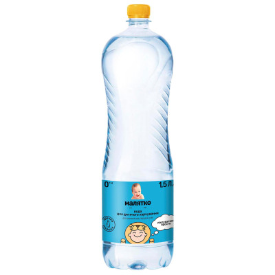 Вода питна негазована МАЛЯТКО пет/бут 1,5 л