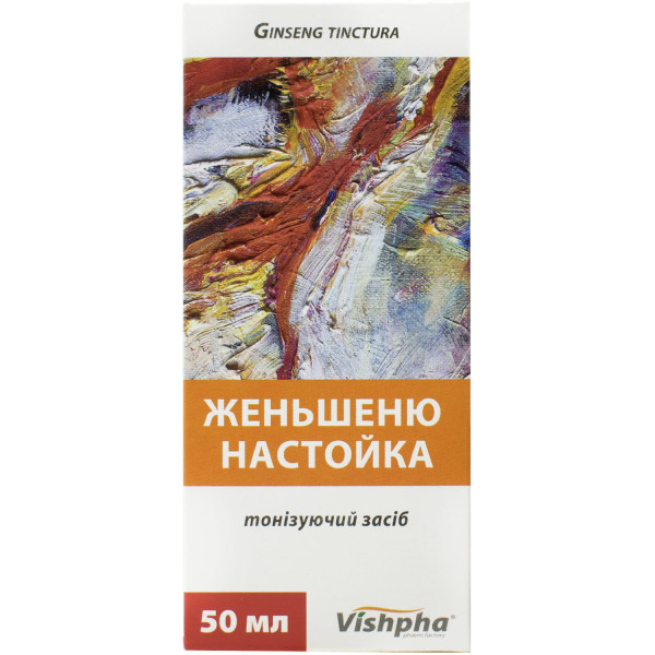 ЖЕНЬШЕНЮ НАСТОЙКА флакон 50 мл Vishpha