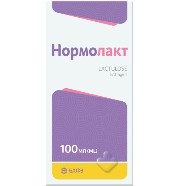 НОРМОЛАКТ сироп 670 мг/мл флакон з дозувальною ложкою 100 мл