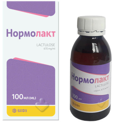 НОРМОЛАКТ сироп 670 мг/мл флакон з дозувальною ложкою 100 мл
