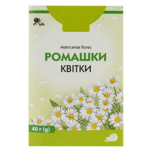 РОМАШКИ КВІТКИ квітки пачки з внутрішнім пакетом 40 г