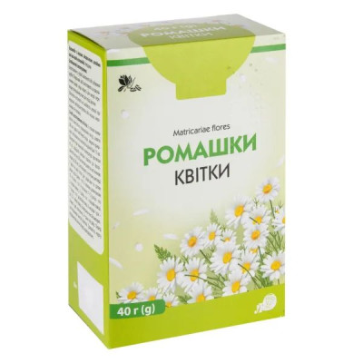 РОМАШКИ КВІТКИ квітки пачки з внутрішнім пакетом 40 г