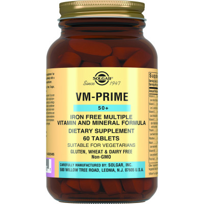 СОЛГАР (SOLGAR) Вітамінно-мінеральний комплекс 50+ VM-Prime 50+ таблетки №60