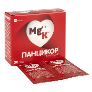 ПАНЦИКОР порошок комплекс природного калію та магнію саше 3 г №30