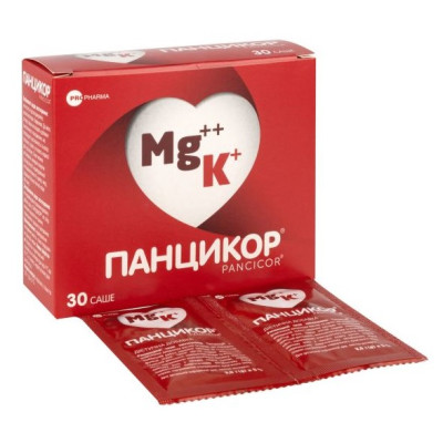 ПАНЦИКОР порошок комплекс природного калію та магнію саше 3 г №30