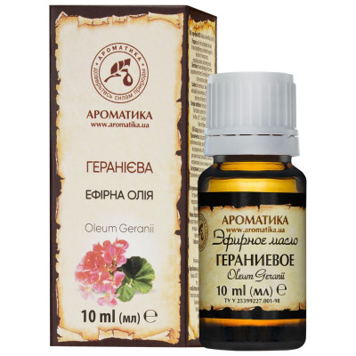 Олія ефірна Ароматика Геранієва флакон 10 мл