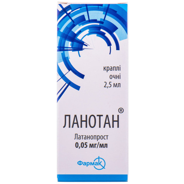 ЛАНОТАН краплі очні 0,05 мг/мл флакон 2,5 мл