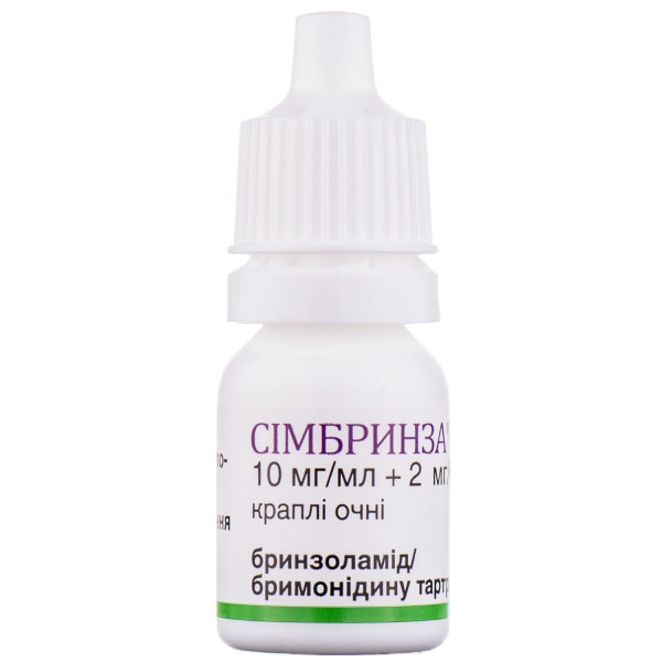 СІМБРИНЗА краплі очні флакон-крапельниця 5 мл