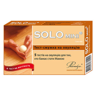 Тест-смужка SOLO mini для визначення овуляції №5
