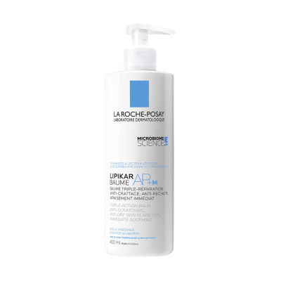 Бальзам для обличчя і тіла La Roche-Posay (Ля Рош-Позе)  Lipikar AP+M ліпідовосновлюючий для дуже сухої та схильної до атопії шкіри 400 мл