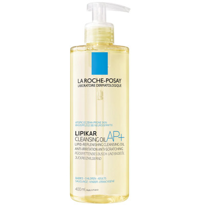Олія для ванни та душу La Roche-Posay (Ля Рош-Позе) Lipikar AP+ ліпідовідновлююча для немовлят, дітей, дорослих 400 мл